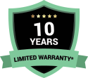 10 years Limited WARRANTY on hotel bed frames